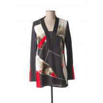 MISS CAPTAIN - Tunique manches longues gris en polyester - Femme - Taille 36 - Modz