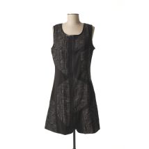 L33 - Robe mi-longue noir en polyester - Femme - Taille 38 - Modz