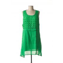 VIRGINIE & MOI - Robe mi-longue vert en polyester pour femme - Taille 42 - Modz