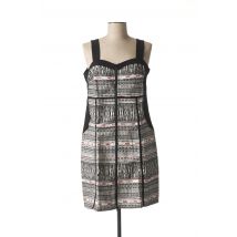 L33 - Robe mi-longue noir en polyester - Femme - Taille 38 - Modz