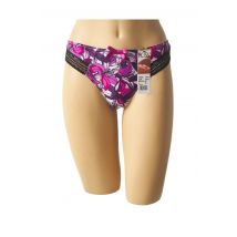 ROSY - Tanga violet en polyester - Femme - Taille 44 - Modz