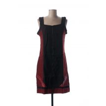 L33 - Robe mi-longue rouge en polyester - Femme - Taille 38 - Modz