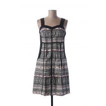 L33 - Robe mi-longue noir en polyester - Femme - Taille 38 - Modz