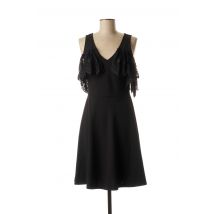 MADISON - Robe mi-longue noir en polyester - Femme - Taille 36 - Modz