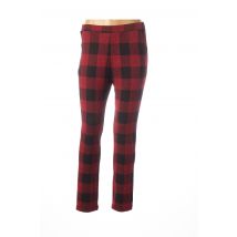 KOKOMARINA - Pantalon slim rouge en polyester pour femme - Taille 38 - Modz