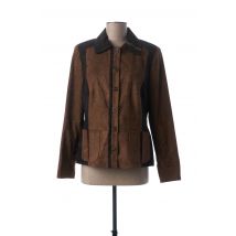 PAUPORTÉ - Veste casual marron en polyester - Femme - Taille 40 - Modz