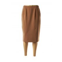 WEINBERG - Jupe mi-longue marron en polyester - Femme - Taille 40 - Modz