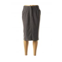 PAUPORTÉ - Jupe mi-longue gris en polyester - Femme - Taille 40 - Modz