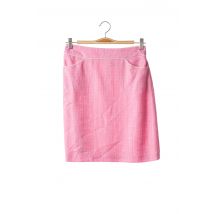 TF ATELIER - Jupe courte rose en coton - Femme - Taille 40 - Modz