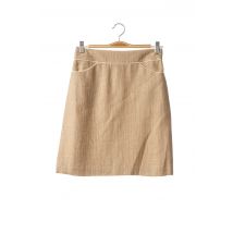 TF ATELIER - Jupe courte beige en coton - Femme - Taille 36 - Modz