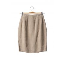 TEENFLO - Jupe courte beige en lin - Femme - Taille 36 - Modz