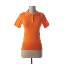 STEFAN GREEN - Pull orange en coton - Femme - Taille 36 - Modz