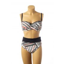 BELCOR - Maillot de bain 2 pièces orange en polyamide - Femme - Taille TU - Modz