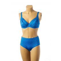 BELCOR - Maillot de bain 2 pièces bleu en polyamide - Femme - Taille TU - Modz