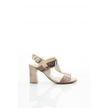 FRANCE MODE - Sandales/Nu pieds beige en cuir - Femme - Taille 36 - Modz