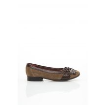 FRANCE MODE - Ballerines marron en cuir - Femme - Taille 36 - Modz
