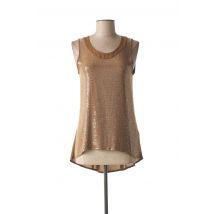 ELEONORA AMADEI - Top marron en viscose pour femme - Taille 38 - Modz