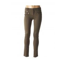 ZAPA - Pantalon slim vert en coton - Femme - Taille W26 - Modz