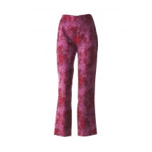 LES SOLEILS D'ARLES - Pantalon casual rose en acrylique - Femme - Taille 34 - Modz