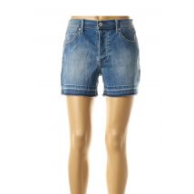 SALSA - Short bleu en coton - Femme - Taille W37 - Modz