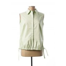 AIRFIELD - Chemisier vert en coton pour femme - Taille 40 - Modz