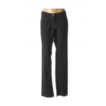 AIRFIELD - Pantalon slim noir en coton pour femme - Taille 46 - Modz