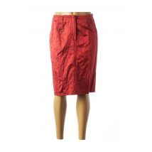 AIRFIELD - Jupe mi-longue rouge en polyester - Femme - Taille 40 - Modz