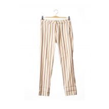 MKT STUDIO - Pantalon casual beige en coton pour femme - Taille 34 - Modz