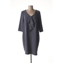 B.YU - Robe mi-longue gris en polyester pour femme - Taille 36 - Modz