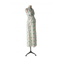 POMKIN - Robe longue vert en coton pour femme - Taille 34 - Modz