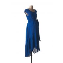 ATTESA - Robe longue bleu en polyester - Femme - Taille 34 - Modz