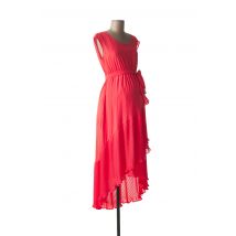 ATTESA - Robe longue rose en polyester - Femme - Taille 34 - Modz