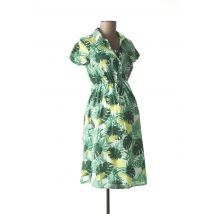 POMKIN - Robe maternité vert en coton - Femme - Taille 36 - Modz