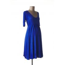 POMKIN - Robe maternité bleu en viscose - Femme - Taille 34 - Modz