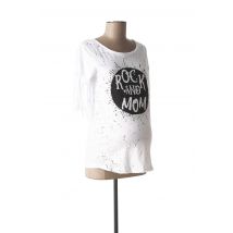 OHMA ! - T-shirt / Top maternité noir en coton - Femme - Taille 34 - Modz