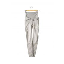 LOVE2WAIT - Jean maternité gris en coton pour femme - Taille W26 L32 - Modz