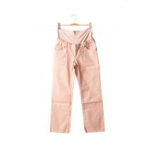 ATTESA - Pantalon maternité rose en coton - Femme - Taille 34 - Modz