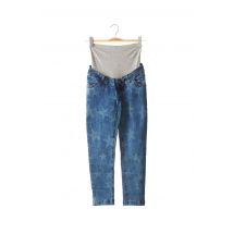 LOVE2WAIT - Pantacourt maternité bleu en coton - Femme - Taille W26 - Modz