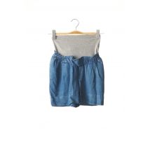 LOVE2WAIT - Short / Bermuda maternité bleu en lyocell - Femme - Taille W26 - Modz