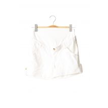 MENONOVE - Short / Bermuda maternité blanc en coton - Femme - Taille 34 - Modz