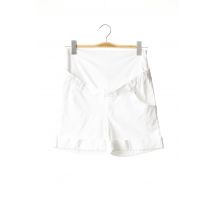 MENONOVE - Short / Bermuda maternité blanc en coton - Femme - Taille 34 - Modz