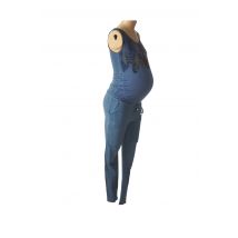 LOVE2WAIT - Combinaison maternité bleu en coton - Femme - Taille 34 - Modz