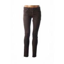 COUTURIST - Pantalon slim marron en coton pour femme - Taille W26 L30 - Modz