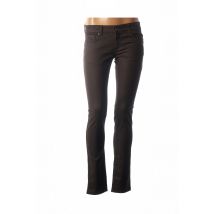 COUTURIST - Pantalon slim marron en coton - Femme - Taille TU - Modz
