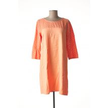 DENIM &DRESS - Robe mi-longue orange en lyocell - Femme - Taille 38 - Modz