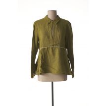 DENIM &DRESS - Blouse vert en lin - Femme - Taille 38 - Modz