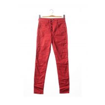 COUTURIST - Pantalon droit rouge en néoprène pour femme - Taille W24 - Modz