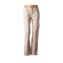 COUTURIST - Jeans coupe droite beige en coton - Femme - Taille W26 - Modz