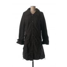VIRGINIE & MOI - Manteau long noir en polyester pour femme - Taille 38 - Modz