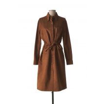 GENTLEMAN FARMER - Robe mi-longue marron en polyester - Femme - Taille 40 - Modz